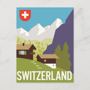 Carte Postale Poster Suisse