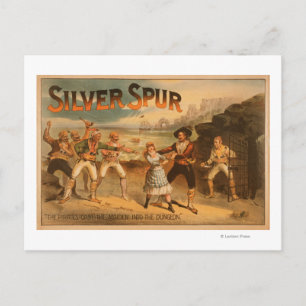 Carte Postale Poster Théâtral Argent SpurPirates