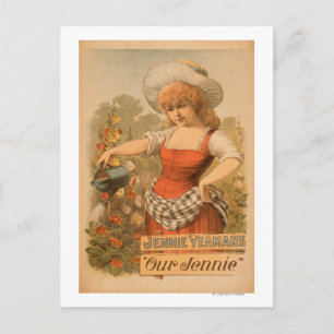 Carte Postale Poster Théâtre Jennie Yeamans "Our Jennie"
