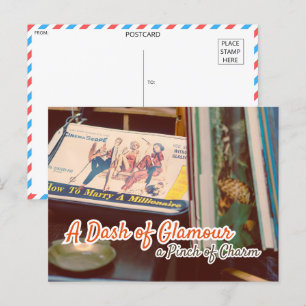 Carte Postale Poster vidéo vintage Cinemascope