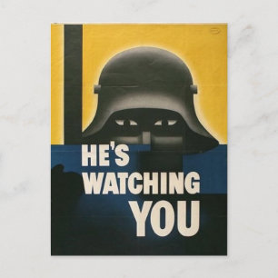 Carte postale Poster vintage 2ème guerre mondiale