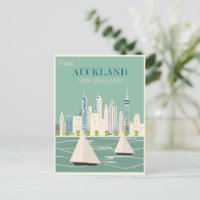 Poster vintage Auckland