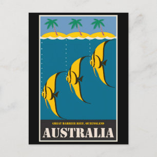 Carte Postale Poster vintage australien