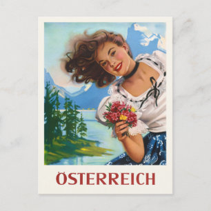 Carte Postale Poster vintage autrichien