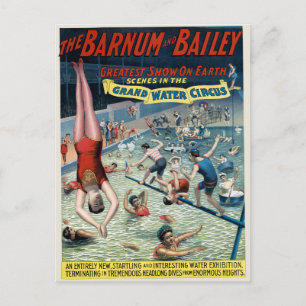 Carte Postale Poster vintage Barnum & Bailey Circus