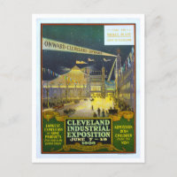 Poster vintage Cleveland Exposition 1909