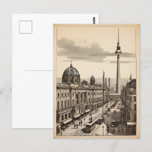 Carte Postale Poster vintage de Berlin