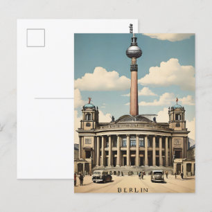 Carte Postale Poster vintage de Berlin