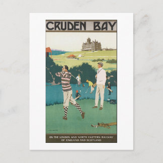Carte Postale Poster vintage de Cruden Bay