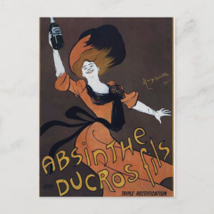 Carte Postale Poster vintage Français Absinthe
