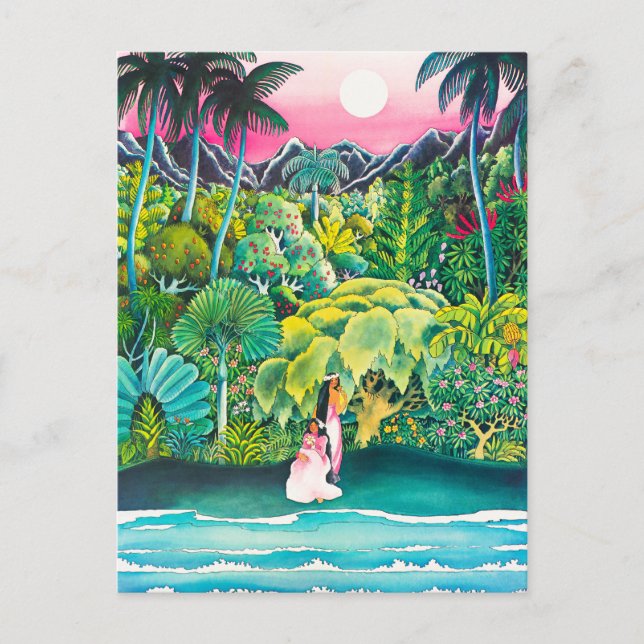 Carte Postale Poster vintage Hawaii Travel (Devant)