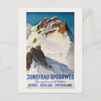 Carte Postale Poster vintage Jungfrau-Sporting 1914