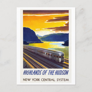 Carte Postale Poster vintage New York Railway