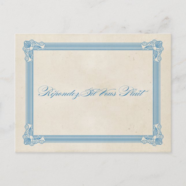 Carte postale poster vintage rouge, blanc et bleu  (Devant)