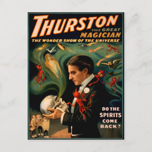 Carte Postale Poster vintage Thurston Magician