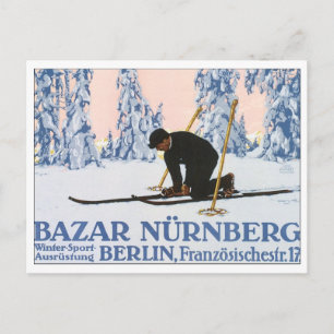 Carte Postale Poster Vintage voyage de Bazar Nurnberg Berlin