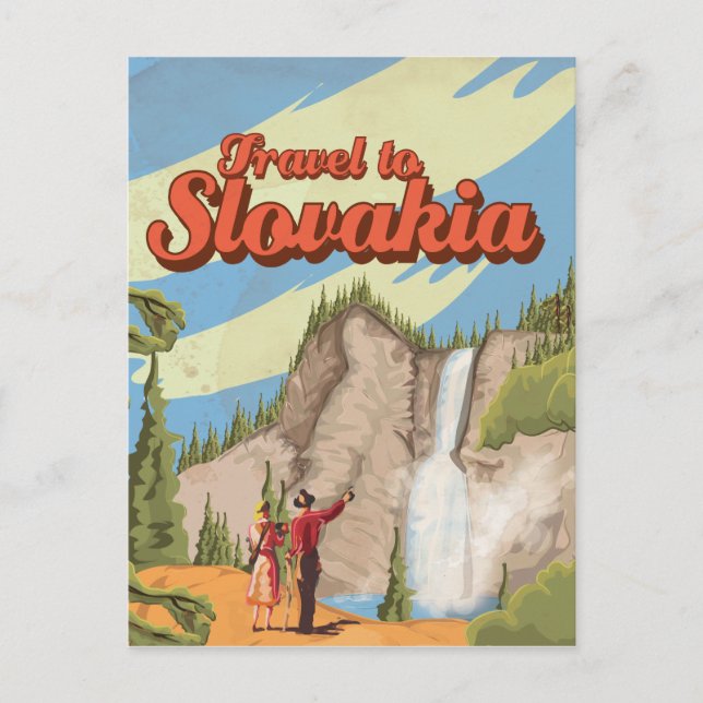 Carte Postale Poster Vintage voyage de Slovaquie (Devant)