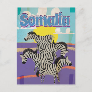 Carte Postale Poster Vintage voyage de Somalie