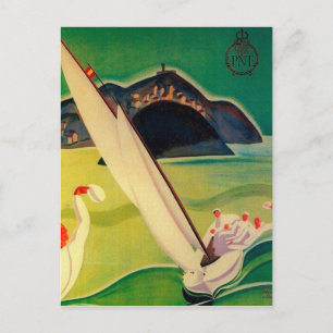 Carte Postale Poster Vintage voyage Donostia San Sebastian