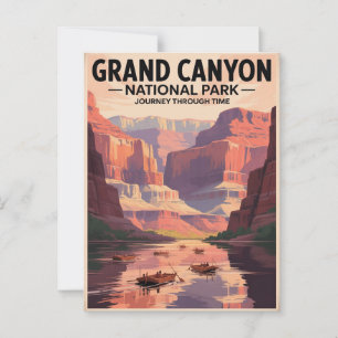 Carte Postale Poster Vintage voyage Grand Canyon