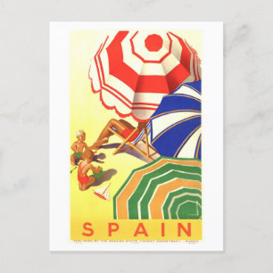 Carte Postale Poster Vintage voyage pour l'Espagne