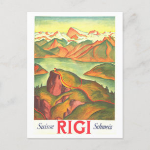 Carte Postale Poster Vintage voyage pour Mt. Rigi, Suisse,