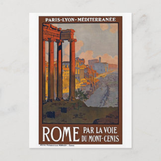 Carte Postale Poster Vintage voyage "Rome"