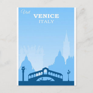 Carte Postale Poster Vintage voyage Venice Italie