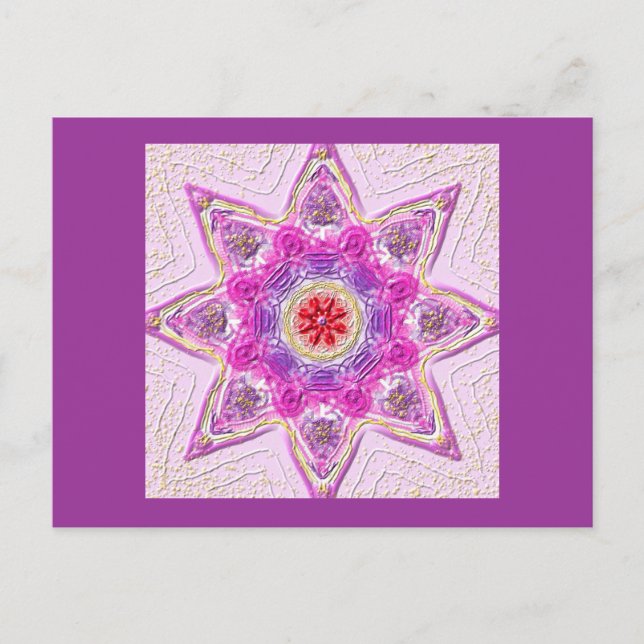 Carte Postale Postkarte 02 "Star of Violet" (Devant)