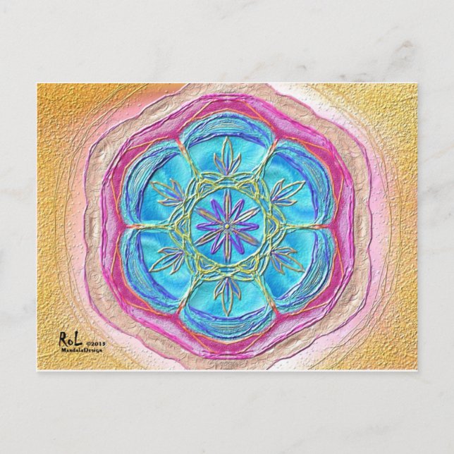 Carte Postale Postkarte 20 "Le flux des esprits" (Devant)