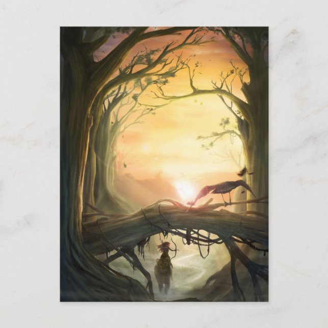Carte Postale Postkarte : Amazone / Amazon (Devant)