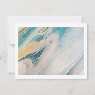 Carte Postale Postkarte Boho Blue 4,25" x 5,6"