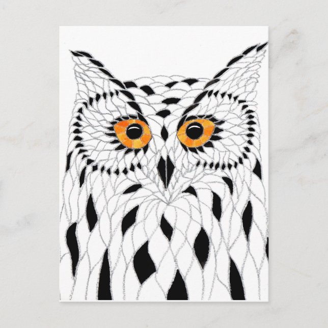 Carte Postale Postkarte Eule (Devant)