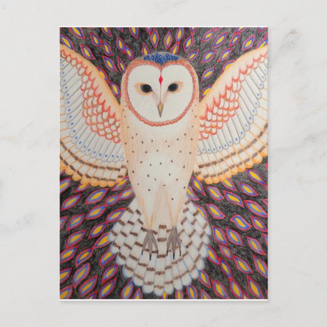 Carte Postale Postkarte Eule (Devant)