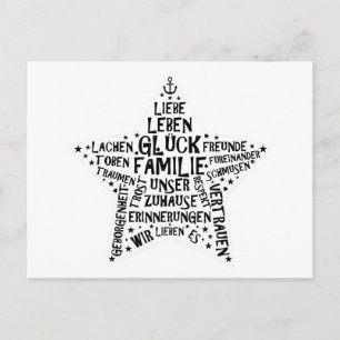 Carte Postale Postkarte 'FAMILIENSTERN'