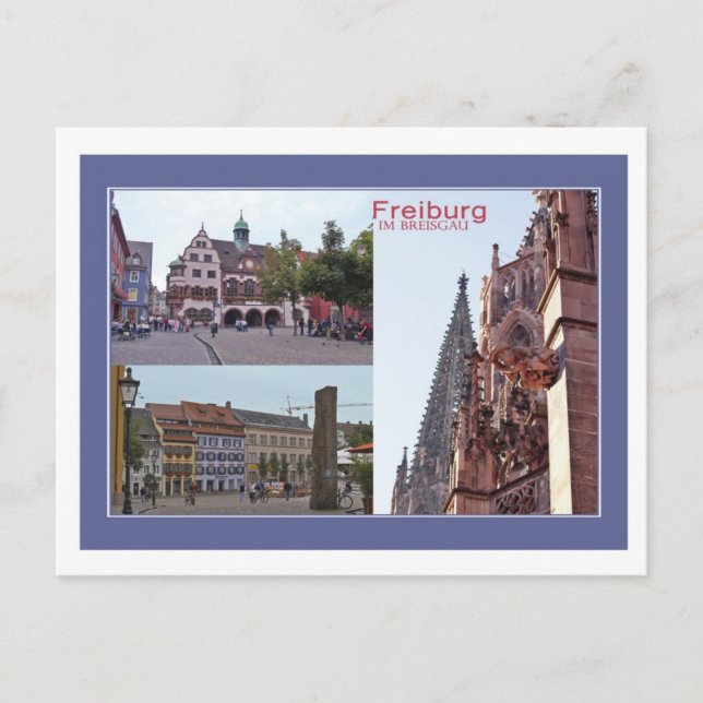 Carte Postale Postkarte Freiburg (Devant)