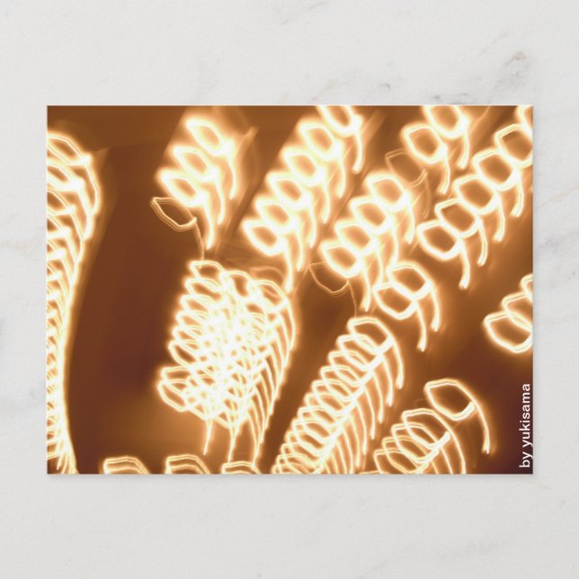 Carte Postale Postkarte - Lichter "9" (Devant)