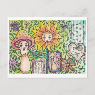 Carte Postale Postkarte mit lustigem Fantasiemotiv