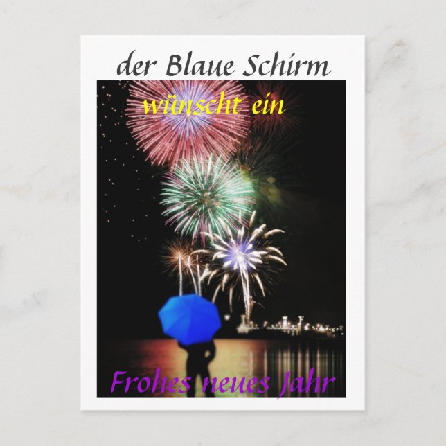 Carte Postale Postkarte - Silvester (Devant)