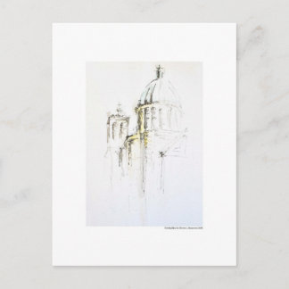 Carte Postale Postkarte Zeichnung Bleistift Hannover Landschaft