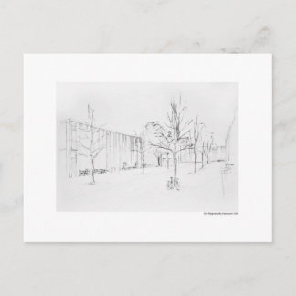 Carte Postale Postkarte Zeichnung Bleistift Hannover Landschaft