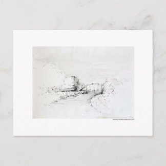 Carte Postale Postkarte Zeichnung Bleistift Hannover Landschaft