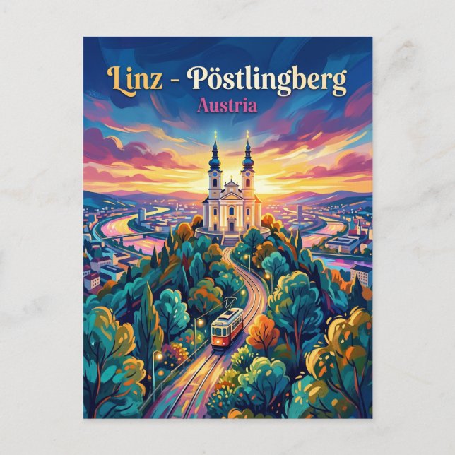 Carte Postale Pöstlingberg Autriche (Devant)