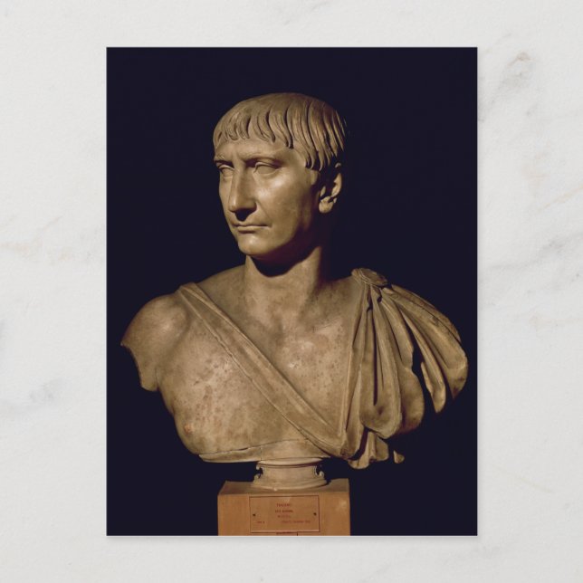 Carte Postale Pot de portrait de l'empereur Trajan (Devant)