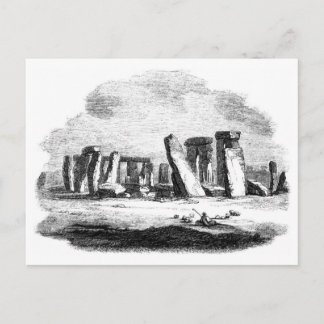 Carte Postale Potard d'art vintage de Stonehenge