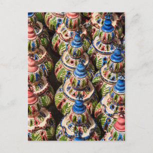 Carte Postale Poteries à vendre au marché