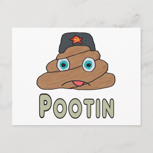 Carte Postale Potin - Anti Poutine (Devant)