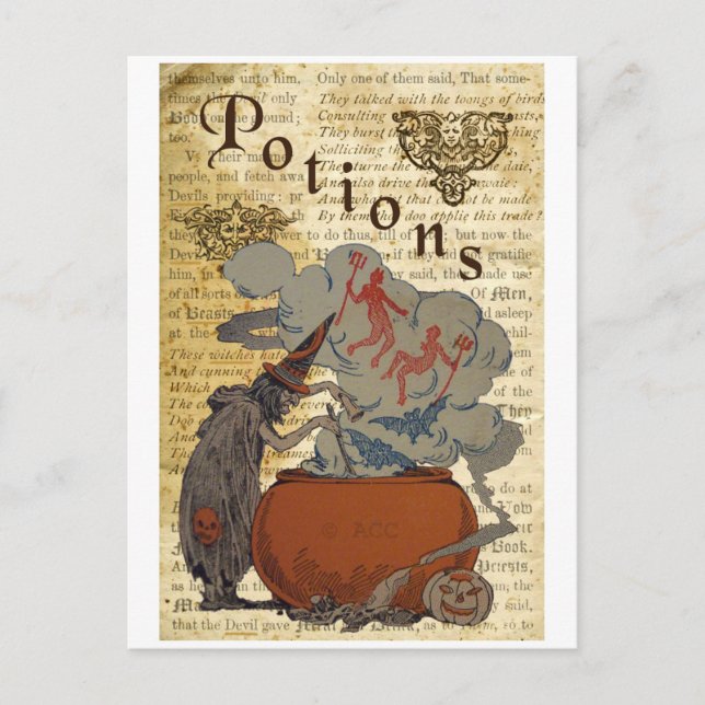 Carte Postale Potions (Devant)