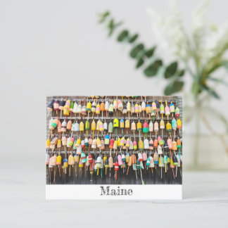 Carte postale Pots de homard du Maine