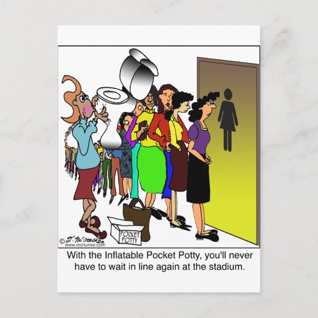 Carte Postale Potté de poche gonflable (Devant)